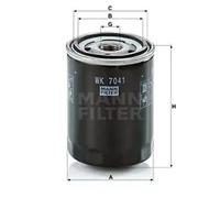 Fuel filter Spin-on Filter WK 7041 MANN-FILTER