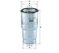 Fuel filter Spin-on Filter WK 720/2 x MANN-FILTER for TOYOTA SUBARU MAZDA