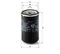 MANN-FILTER WK 733 Fuel Filter - TRUCKS + BUSES