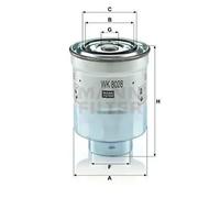 Mann Filter Fuel Filter WK8028Z - 119mm Height - Fits Toyota Auris 1.4/2.0/2.2 D-4D