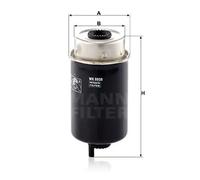 MANN WK8038 Fuel Filter 166mm Height Fits Land Rover Defender 2.4 Td4 4x4