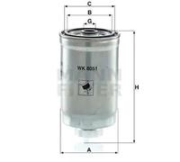 MANN Filter WK8051 Fuel Filter Fits Chrysler Dodge Caliber Fiat Jeep Lancia
