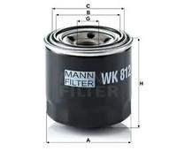 Fuel filter Spin-on Filter WK 812 MANN-FILTER for DAIHATSU TAFT