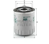Fuel filter Spin-on Filter WK 817/3 x MANN-FILTER for MERCEDES-BENZ SSANGYONG
