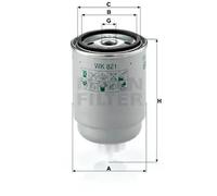 MANN-FILTER WK 821 Fuel Filter - for Cars + Transporters