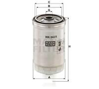 Fuel filter Spin-on Filter WK 842/8 MANN-FILTER for FIAT CITROËN PEUGEOT