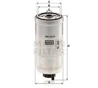 Fuel filter Spin-on Filter WK 853/8 MANN-FILTER for BMW ALFA ROMEO FIAT