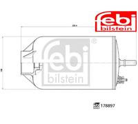 FUEL FILTER SUPPLY SYSTEM 178897 FEBI BILSTEIN I