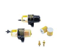 Fuel Filter Water Gasoline Engine Outboard Engine UF-10K Separator Assembly with 2 Extra Filter Elements Yacht(TYPE 2)