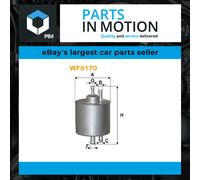 Fuel Filter WF8170 Wix Filters 0024773801 0024773901 0024776501 A0024773801 New