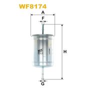 Fuel Filter WF8174 WIX 30817997