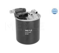 Fuel filter with filter heating 014 323 0021 MEYLE for MERCEDES-BENZ INFINITI