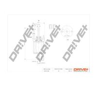FUEL FILTER DP1110.13.0101 FOR VW AUA/BKY/BBY 1.4L 4cyl POLO