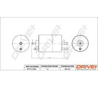 Fuel filter with integrated pressure regulator DP1110.13.0254 Drve+ for PUCH