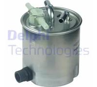 Fuel filter with quick coupling HDF660 DELPHI for NISSAN RENAULT