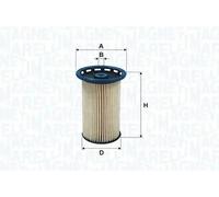 Fuel filter with water drain screw 153071762475 MAGNETI MARELLI for VW SEAT AUDI