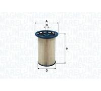 Fuel filter with water drain screw 153071762475 MAGNETI MARELLI for VW SEAT AUDI
