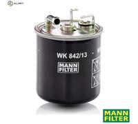 MANN-FILTER Fuel Filter WK 842/13 In-Line - for MERCEDES-BENZ V-CLASS / SPRINTER 2.1D (00-06)