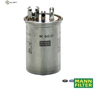 Fuel filter In-Line Filter WK 842/21 x MANN-FILTER for AUDI A6 C6 A4 B7