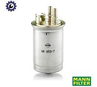 Mann Filter Fuel Filter WK 853/7 In-line - Fits Ford Focus I Saloon