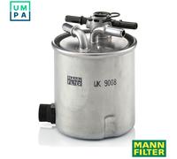 MANN-FILTER Fuel Filter WK 9008 - In-line - for Dacia Renault Suzuki (1.5L, 2006-2012)