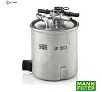 MANN-FILTER Fuel Filter WK 9008 - In-line - for Dacia Renault Suzuki (1.5L, 2006-2012)