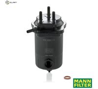 WK939/17X Fuel Filter In Line 113mm Outer Diameter 187mm Height Service By Mann