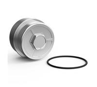 Fuel Gas Cap Oil Filter Cap For B&MW E39 E60 E46 E36 E61 325i 328i 330i 525i 530i X3 E83 OEM11421744000 Oil Fuel Cap(SILVER)