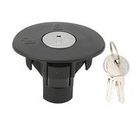 Fuel Gas Tank Cover, Locking Gas Cap Fuel Plug Cap 8U5A-9C268-B with 2 Keys Replacement for Ford Expedition Ecosport Edge Explorer Mustang