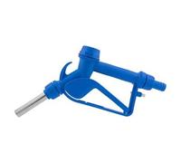 Fuel Gun Nozzle - 3/4 Inch Hose Barb Inlet - Metal Outlet - Trigger Dispensing Gun for Diesel AdBlue Kerosene Low Corrosive Liquids - Lightweight Reinforced Body - Agricultural Automotive Industrial
