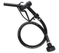 Fuel Gun with 1" Rubber Hose & Tank Adaptor Set - Ideal for refueling vehicles, machinery, and equipment, the Fuel Gun ensures a smooth and reliable operation every time.