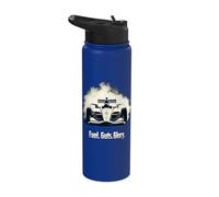 Fuel Guts Glory Car Race Indianapolis Spirit Stainless Steel Insulated Water Bottle