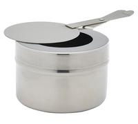 Fuel Holder for Chafing Dish - Stainless Steel Container with Cover for Safe & Efficient Heating - Compatible with Gel & Liquid Fuel