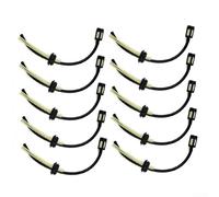 Fuel Hose Kit for Trimmer, Fuel Line with Filter for Brushcutter, Replacement Fuel Hose for Lawnmower, 10pcs,Rubber Set