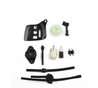 Fuel Hose Kit with Filter and Intake Manifold for Chinese 2500 25cc Two Stroke Chainsaws Replacement Parts Kit