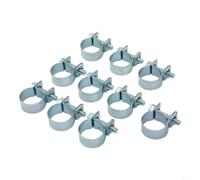 Fuel Injection Line Hose Clamps Assortment Kit, Fuel Injection Gas Line Hose Clamp for Jubilee Hose Clips Clamp Diesel Petrol Pipe Coolant Radiator (14mm-16mm)