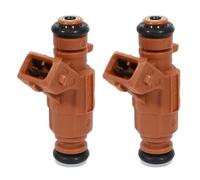 Fuel Injection Valve 2pcs Fuel Injector Nozzles 0280156016 A1130780249 Compatible with Benz for CLK320 3.2L V6 2003 for CLK500 5.0L V8 2003-2006 Valve Nozzle