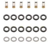 Fuel Injector 35310-02900 Fit for Hyundai Atos I10 Fit for Kia Picanto BA 1.1 926093001 Fuel Injector Nozzle Repair Kit Injection Nozzles(6 Set)