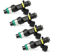 Fuel Injector 4 Pieces Fuel Injector Nozzle 16600-EN200 For Nissan For Versa For Cube For Sentra NV200 2007-2014 16600EN200 FBY2850 FJ1056 2971006 Car Injector