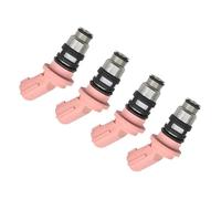 Fuel Injector 4Pcs Fuel Injector Service Kits for Nissan for Almera N15 for Primera P11 for Sunny B14 GA16 16600-73C00 A46H12 (AY-RK508) Car Fuel Injector Nozzles