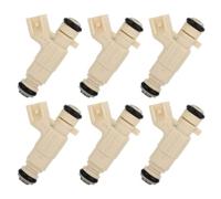 Fuel Injector -6Pcs Fuel Economy Fuel Injectors Fit for 04 for Explorer Sport Trac 4door Sport Utility 4.0L. -4Holes Fuel Injector Rebuild Kit Replaces OE 280156184