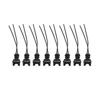 Fuel Injector Connector 8pcs EV1 8 Plug Wire Harness Pigtail Wiring Loom Clip Cut Splice Style for Bosch EV1