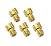 Fuel Injector Fit for M4 GY6 49cc 50cc 80cc 100cc 125cc CVK 24 26 PZ19 139QMB 139QMA 5PCS 40#-85# Carburetor Main Jet Carb Nozzle Fuel Injector Nozzle(40-50)