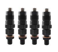 Fuel Injector Fuel System Tools 4X Diesel Fuel Injectors Kit with 8 Rings Fit for Mitsubishi Fit for Delica Fit for SpaceGear Fit for Pajero 4M40 4M40T 2.8L
