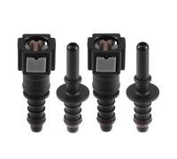 Fuel Injector Injection Nozzles 4Pcs 6.3mm 7.89mm 8mm 10.5mm Fuel Line Hose Quick Release Connector Disconnect Coupler(6.3mm-8mm)