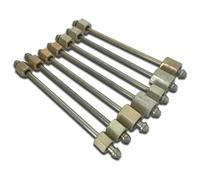 Fuel Injector Nozzle 1PCS 20CM S60H PS400A S80H S90H Diesel Fuel Common Rail Injector Tester Tube Pipe M14-12/14/16/18/2 Engine Fuel Injection Nozzle(1PCS M14-16)