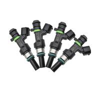 Fuel Injector Nozzle Car Injectors 4PCS for Nissan for Versa for Tiida for March III (K12) HR16DE 1.6L Fuel Injectors OEM 16600ED000 16600-ED000 FBY1160 Fuel Injector Nozzle