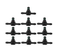 Fuel Injector Nozzle Fit for Bosch 110 Series Disel Common Rail Injector 10 Pcs T Type Connector Pipe Hose Joiner Tube Fuel Fuel Injector