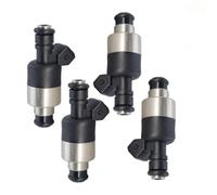 Fuel Injector Nozzle Petrol Compatible with Daewoo for Lanos Sport Hatchback 2-Door 1.6L 1999 2000 2001 2002 Car Fuel Injector Nozzle Accessories 25176913(4PCS)