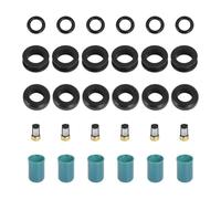 Fuel Injector Nozzle Replacement 6PCS Fuel Injectors Repair Seal Rebuild Kit for 3VZE 1988-1995 3.0L